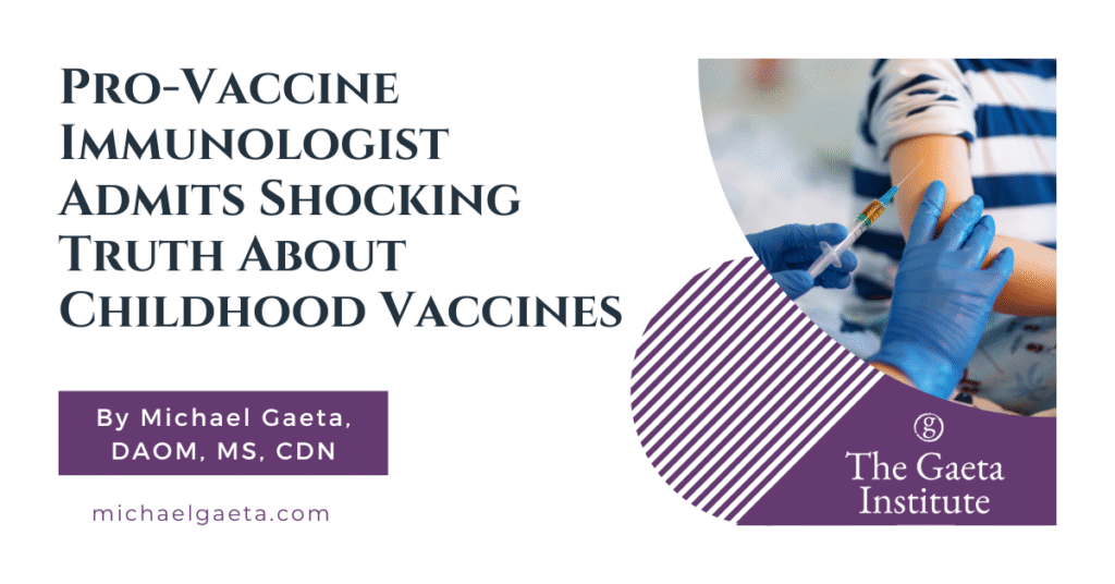 Pro-Vaccine Immunologist Admits Shocking Truth About Childhood Vaccines (audio)